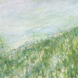 In The Long Meadow original painting in acrylics on canvas by Charlotte Riley Art