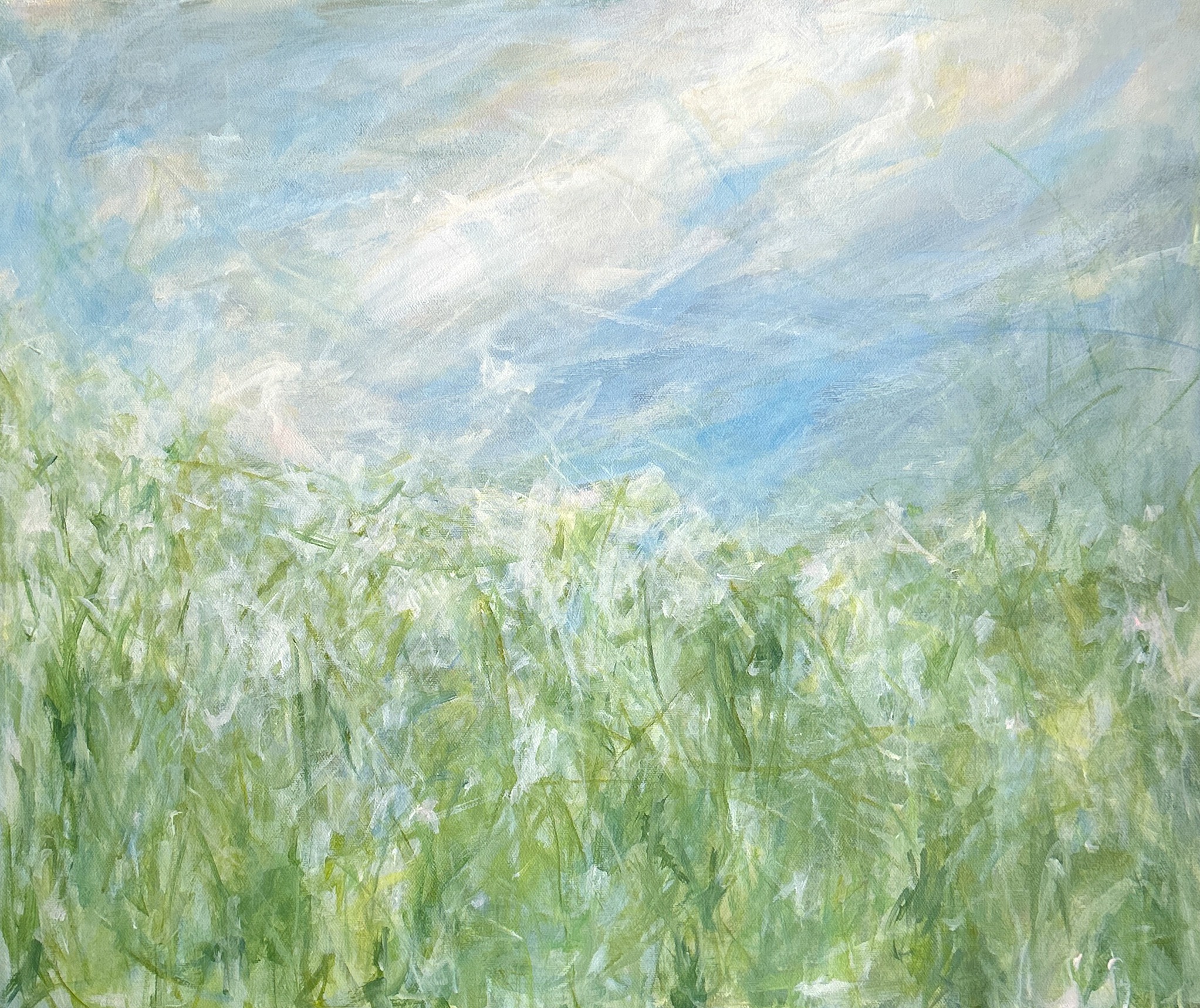 Scattered Flurries 50 x 60cm original painting 2025